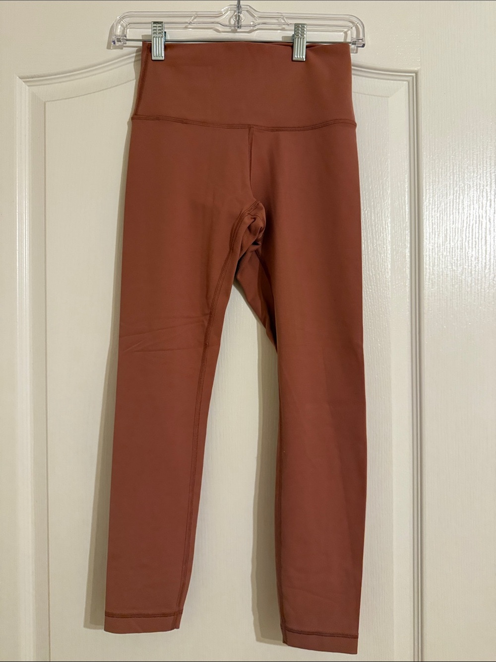 Victoria's Secret High-Waist Leggings in Rust